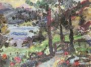 Lovis Corinth Garten am Walchensee oil painting on canvas